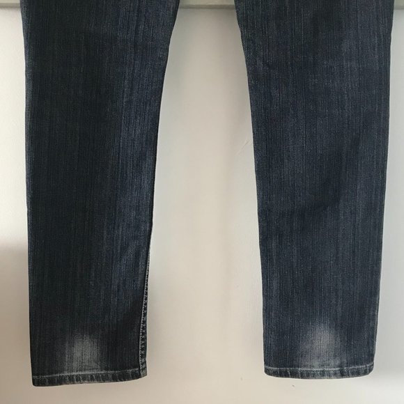 Guess Daredevil Skinny Leg Jeans with Studded Rose🌹Embroidery (NWT) - Picture 14 of 15